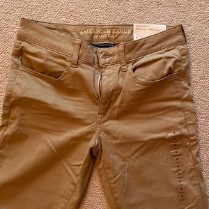 American eagle tan jeggings